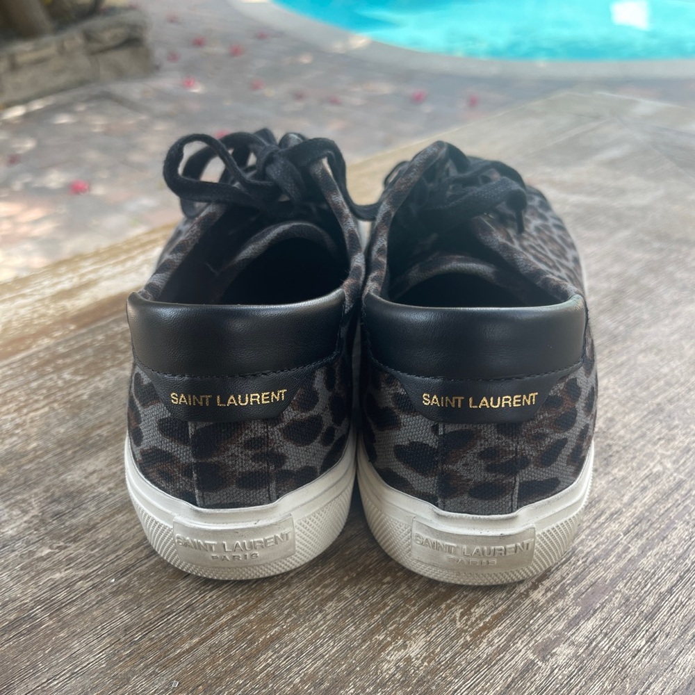 Saint Laurent S21 Leopard Print Sneakers - Picture 4 of 6